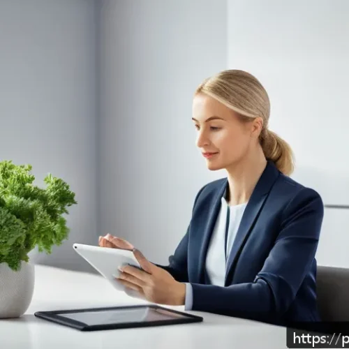 영양사로서의 성공 스토리 - A professional dietitian in a modern consultation room, attentively listening to a middle-aged Polis...